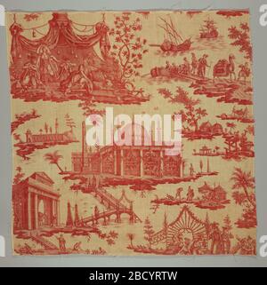 La foire du Caire die Kairoer Messe. Forschung in ProgressScenes eines ägyptischen Basars. Rot auf weiß. La foire du Caire die Kairoer Messe Stockfoto