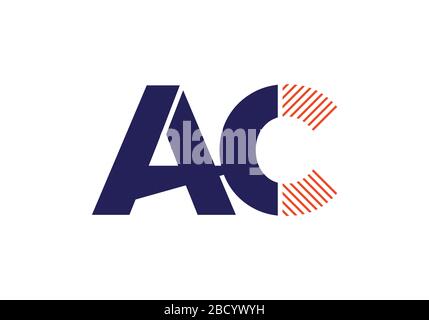 A C Initial Letter Logo Design Vector template, Graphic Alphabet Symbol for Corporate Business Identity Stock Vektor