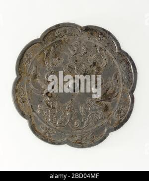 ; China; 618-907; Bronze; Diam x D: 21,9 x 1,4 cm; Geschenk von Charles lang Freer Mirror Stockfoto