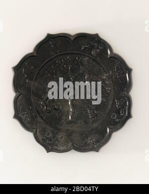 ; China; 618-907; Bronze; Diam x D: 14,8 x 1 cm; Geschenk von Charles lang Freer Mirror Stockfoto