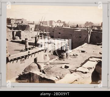 Blick in Zuni mit Blick nach Nordosten. Stockfoto