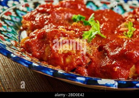 Ambulthiyal - Srilankan Sweet and Sour Fish Curry Stockfoto