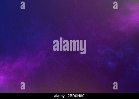 Galaxy abstract background with shiny stars and colorful clouds Stockfoto