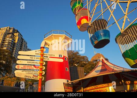 Luna Park, Sydney, New South Wales, Australien, Stockfoto