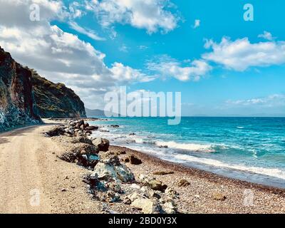 Gereme Beach Scenic, Datca, Mugla, Türkei Stockfoto