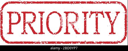 Vektorgrafik / PRIORITÄT für Geschäftsstempel Stock Vektor