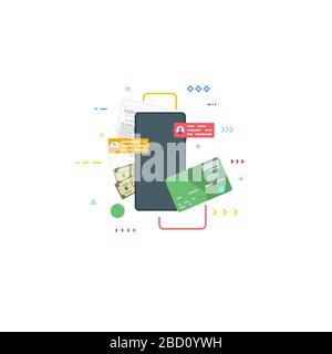 Internetzahlungsvektor Stock Vektor