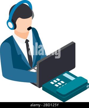 Online-Konferenzsymbol, isometrischer Stil Stock Vektor