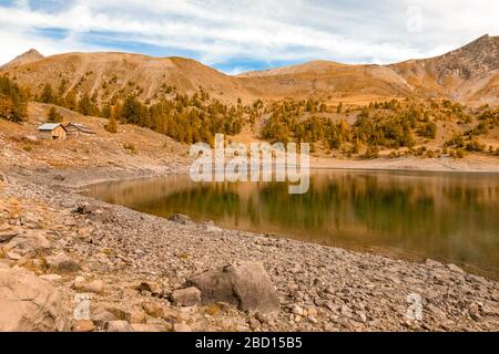 Frankreich - Provence - Haut Verdon - Zuflucht Allos Stockfoto