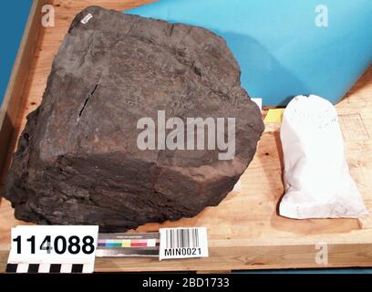 Manganerz. Okt 20172 Manganerze Stockfoto