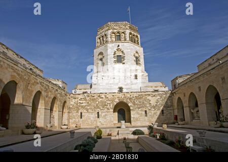 Das Äußere des Archäologischen Museums Rockefeller, Jerusalem mit einer außergewöhnlichen Sammlung von Antiquitäten, die bei den Ausgrabungen im ausgestellt wurden Stockfoto