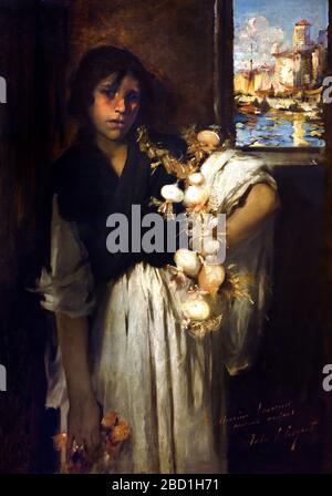 Venetian Onion Seller, 1880-82, John Singer Sargent, 1856-1925, American, Vereinigte Staaten von Amerika USA Stockfoto