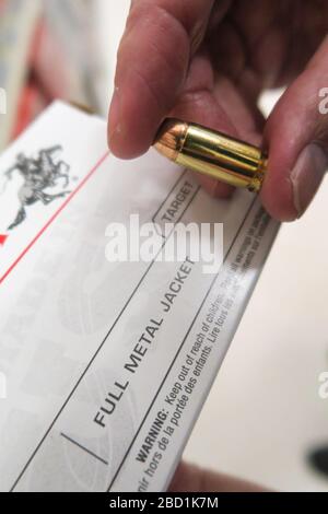 Munition der Marke Winchester, USA Stockfoto