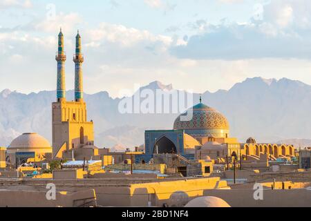 Masjid-e Jame Moschee (Freitagsmoschee), Yazd, Iran, Naher Osten Stockfoto