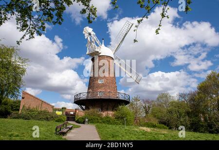 Frühling im Greens Windmill and Science Center in Sneinton, Nottingham Nottinghamshire England UK Stockfoto