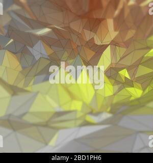 Abbildung der Lowpoly-Dreiecke. Hintergrundkunst der abstrakten Landschaft. Stock Vektor