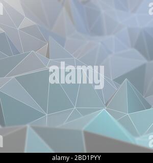 Abbildung der Lowpoly-Dreiecke. Hintergrundkunst der abstrakten Landschaft. Stock Vektor