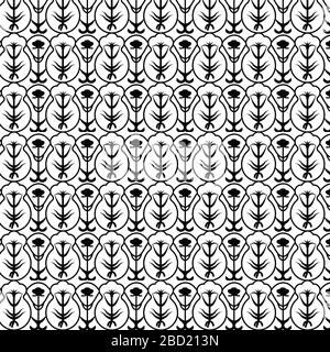 Antikes islamisches / persisches / arabisches Nahtloses Muster. östliches Ornamentmotiv. Stockfoto