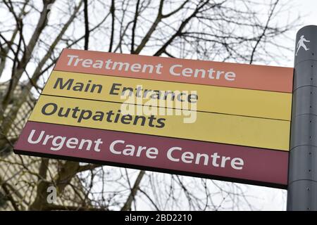 Milton Keynes University Hospital Stockfoto