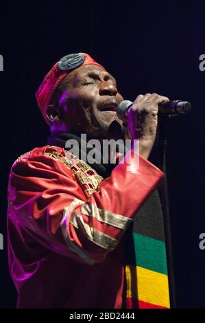 Jimmy Cliff trat auf dem WOMAD Festival in Charton Park, Großbritannien, auf. Juli 2012 Stockfoto