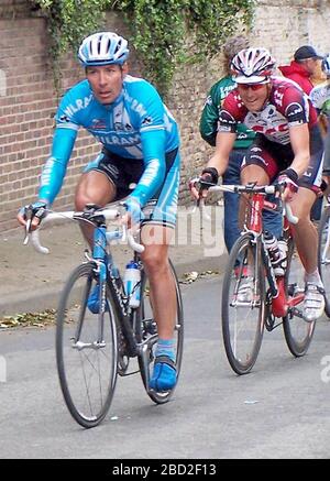 Erik Zabel vom Team Milram während des 4jours de Dunkerque, Etappe 5 - 12. Mai: La Bassée - Cassel, 175,7 km am 13. Mai 2007 in La Bassée, Frankreich - Foto Laurent Lairys/DPPI Stockfoto