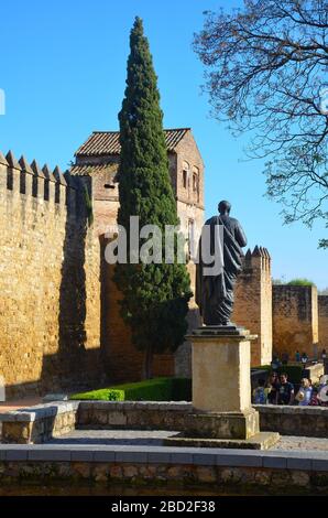 Cordoba in Andalusien, Spanien: An der Stadtmauer Stockfoto