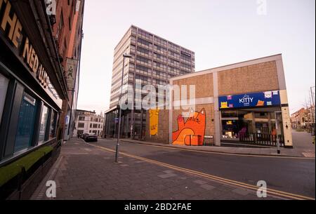 Kitty Cafe  in der Friar  Lane  in Nottingham  City w hrend 