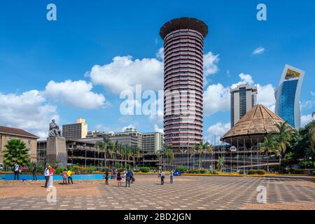 Der KICC-Turm (Kenya International Convention Center), Nairobi, Kenia, Ostafrika Stockfoto