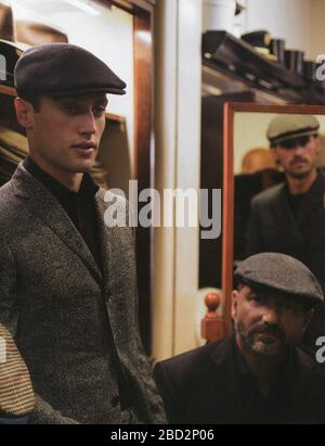 Catalog Hats J. Lock & Co., erstmals in Großbritannien veröffentlicht. Stockfoto