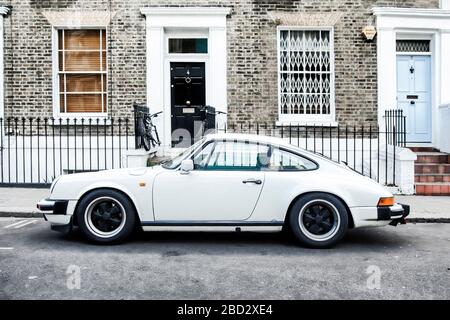 Porsche 911 in London Notting Hill Stockfoto