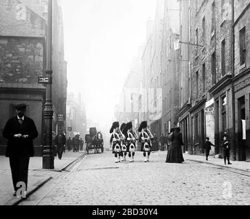 Canongate, Edinburgh, viktorianische Zeit Stockfoto