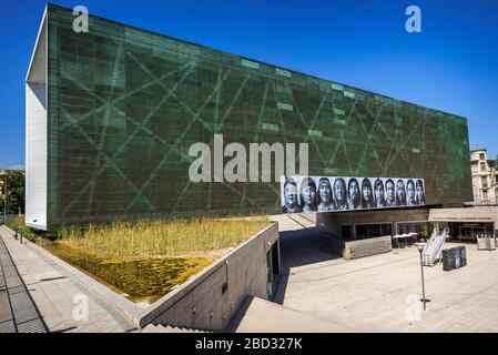 Museo de la Memoria y los Derechos Humanos (Museum für Erinnerung und Menschenrechte) in Erinnerung an die Opfer der Militärdiktatur unter Augusto Stockfoto