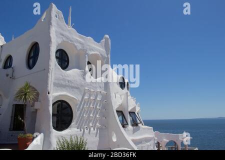 Casa Pueblo Hotel, Maldonado State, Uruguay. Stockfoto