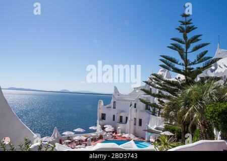 Casa Pueblo Hotel, Maldonado State, Uruguay. Stockfoto