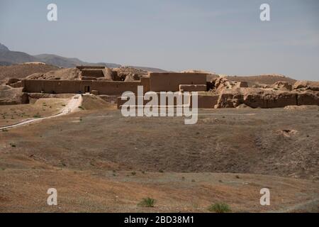 Die Ruinen des parthischen Imperiums in Nisa (Parthaunisa) in der Nähe von Ashgabat Turkmenistan Stockfoto