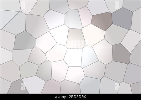 Grauer Hintergrund mit Mosaikmuster Stockfoto