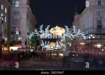 Christmas Lights 2013 Mr. Peabody & Sherman Dreamworks Regent Street, Westminster, London W1B 4DY Stockfoto