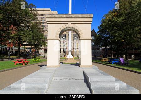 Fallen Peace Officers Memorial, Grand Parade, Halifax, Nova Scotia, Kanada Stockfoto