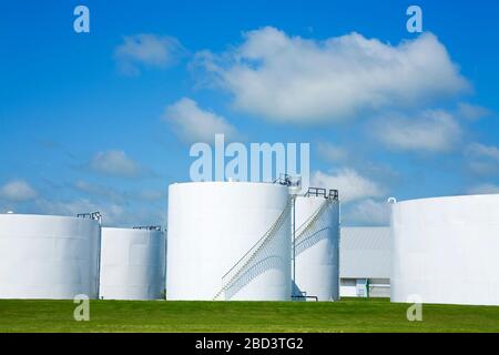 Öl-Lagerung-Terminal, Winnipeg, Manitoba, Kanada Stockfoto