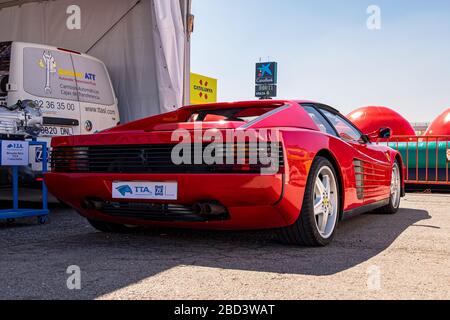 April 2017: Montjuic Spirit auf dem Circuit de Barcelona Catalunya, Katalonien, Spanien. Stockfoto