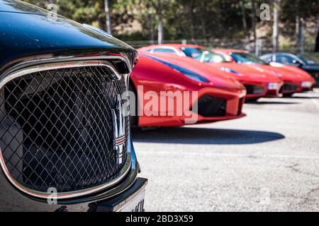 April 2017: Montjuic Spirit auf dem Circuit de Barcelona Catalunya, Katalonien, Spanien. Stockfoto