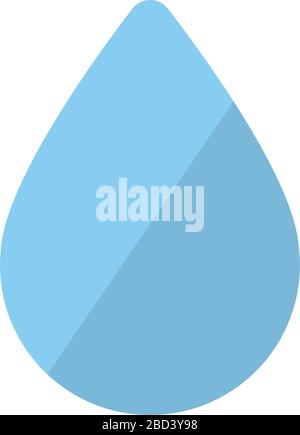 Wetter-Symbol / Farbe Version (Feuchtigkeit, Wassertropfen) Stock Vektor