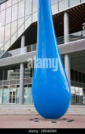 The Drop by Inges Idee Outside the Convention Center (eröffnet 2010), Vancouver, British Columbia, Kanada, Nordamerika Stockfoto