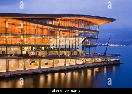 Convention Center (eröffnet 2010), Vancouver, British Columbia, Kanada, Nordamerika Stockfoto