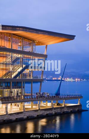 Convention Center (eröffnet 2010), Vancouver, British Columbia, Kanada, Nordamerika Stockfoto