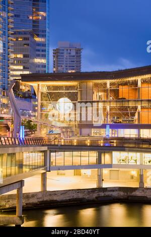 Convention Center (eröffnet 2010), Vancouver, British Columbia, Kanada, Nordamerika Stockfoto