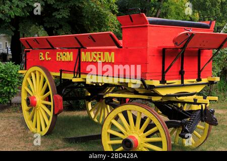 B. C. Bauernhof Museum, Fort Langley, Vancouver Region, Britisch-Kolumbien, Kanada Stockfoto