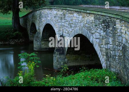 Burnside Bridge, Antietam National Battlefield, Maryland Stockfoto