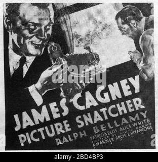 JAMES CAGNEY in PICTURE SNATCHER 1933 Regisseur LLOYD BACON Warner Bros Stockfoto