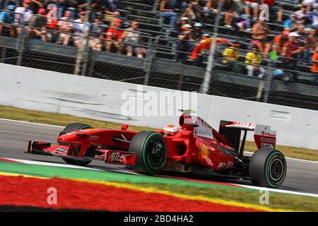 Kimi Räikkönen, Ferrari F60, Italian GP 2009, Monza Stockfoto